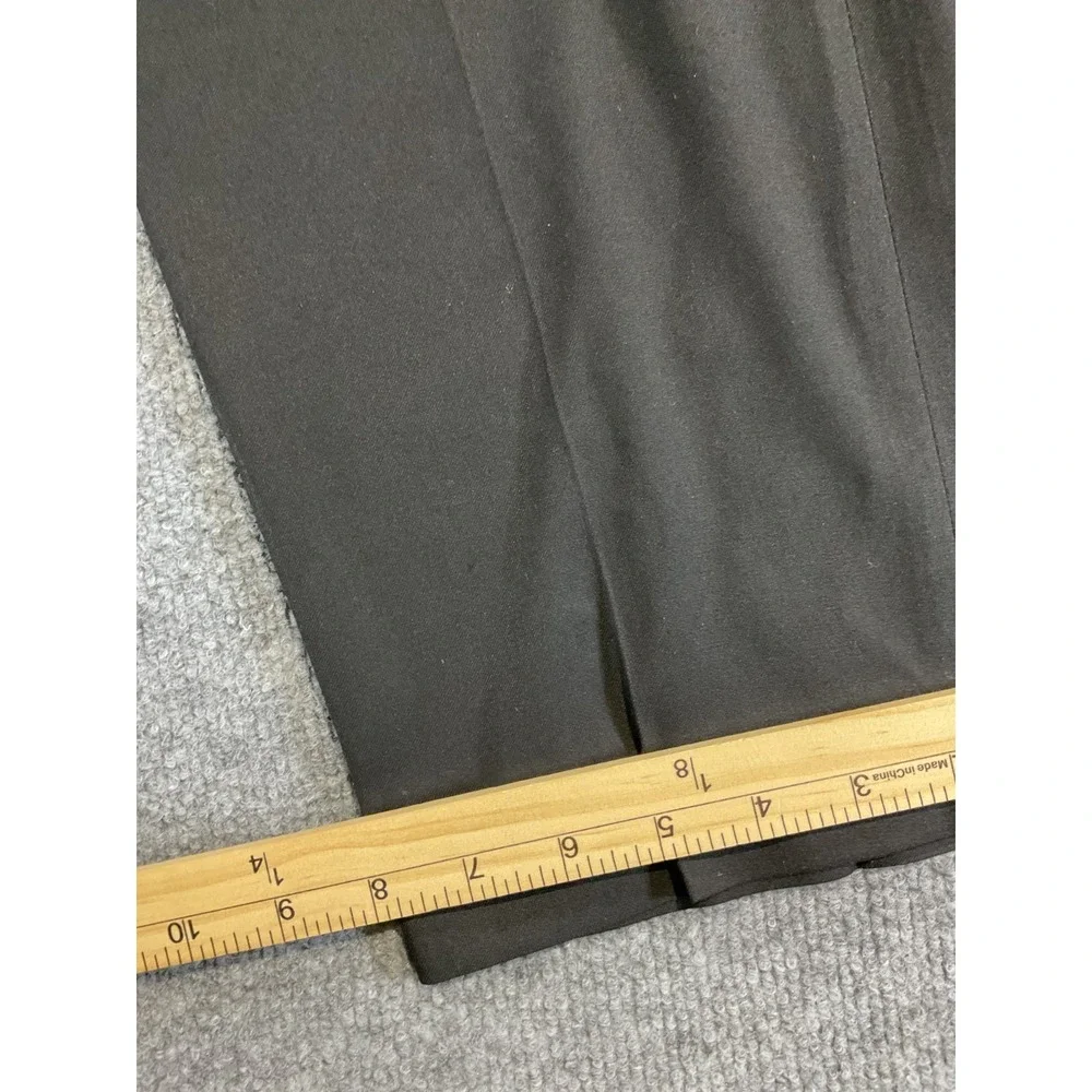 Lauren Ralph Lauren Total Comfort Dress Pants Mens 38x30 Black Stretch Flat Fron